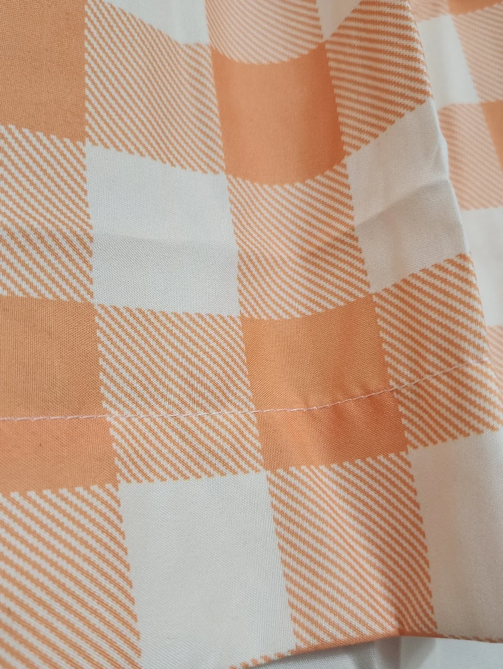 Springtime Bath Set. 6pc Carrot Pattern Shower Curtain Set - Cream/Orange/Purple
